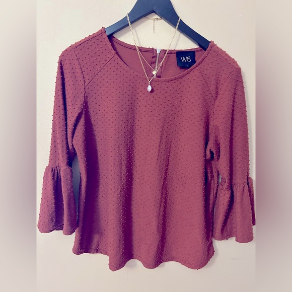 W5 Tops - W5 rust blouse. Perfect for fall!